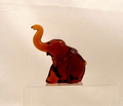 #3 Small Elephant, Amber, 1944-1955