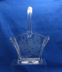 #1183 Revere Basket, Crystal with #679 Windsor Cutting, 1919-1936