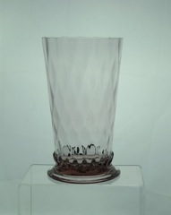 #4206 Optic Tooth Vase, Diamond Optic, Hawthorne, 1927