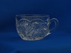 #350 Pinwheel & Fan, Punch Cup, crystal, 1910