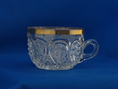 #1205 Fancy Loop, Punch Cup, crystal, 1896-1909