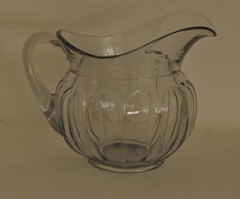 #341 1/2 Puritan Jug, crystal, 1903-1938 