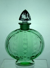 #1404 Old Sandwich Decanter, #98 Stopper, Moongleam, 1931-1935